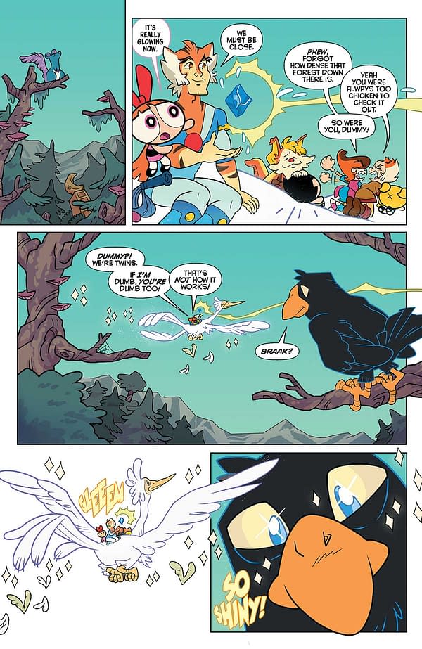 Interior preview page from Thundercats/Powerpuff Girls #2