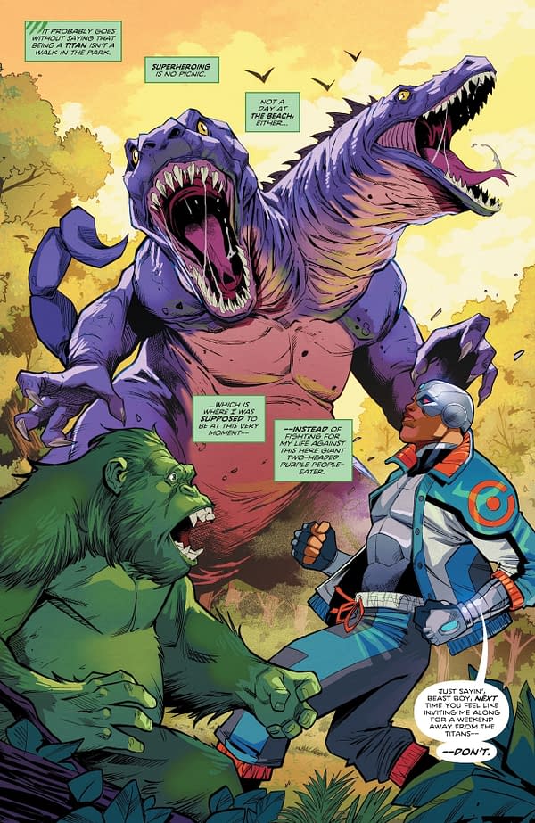 Interior preview page from Titans #26