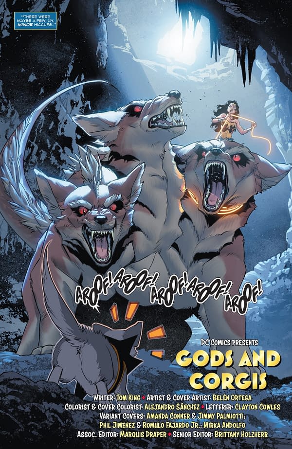 Interior preview page from Trinity: Daughter of Wonder Woman #3
