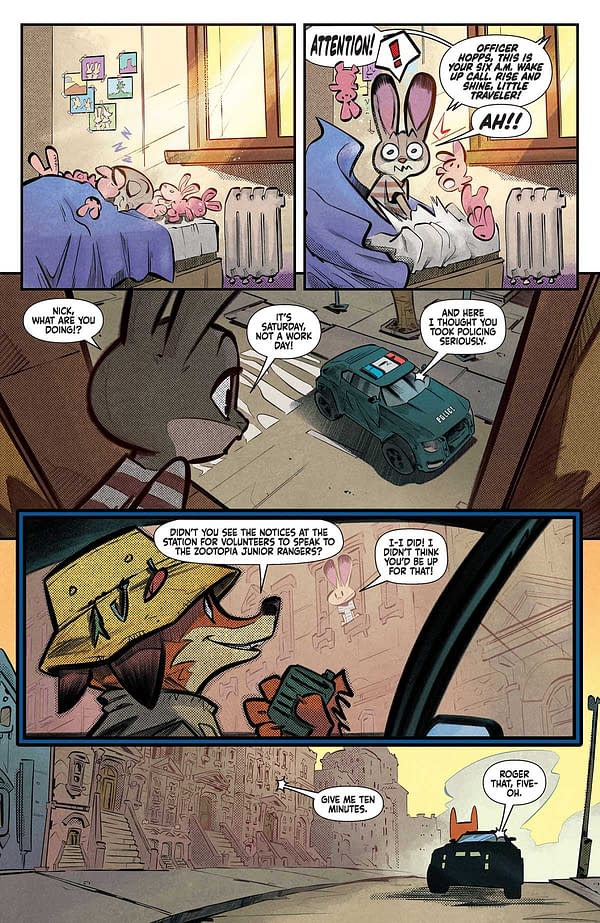 Interior preview page from Zootopia #5