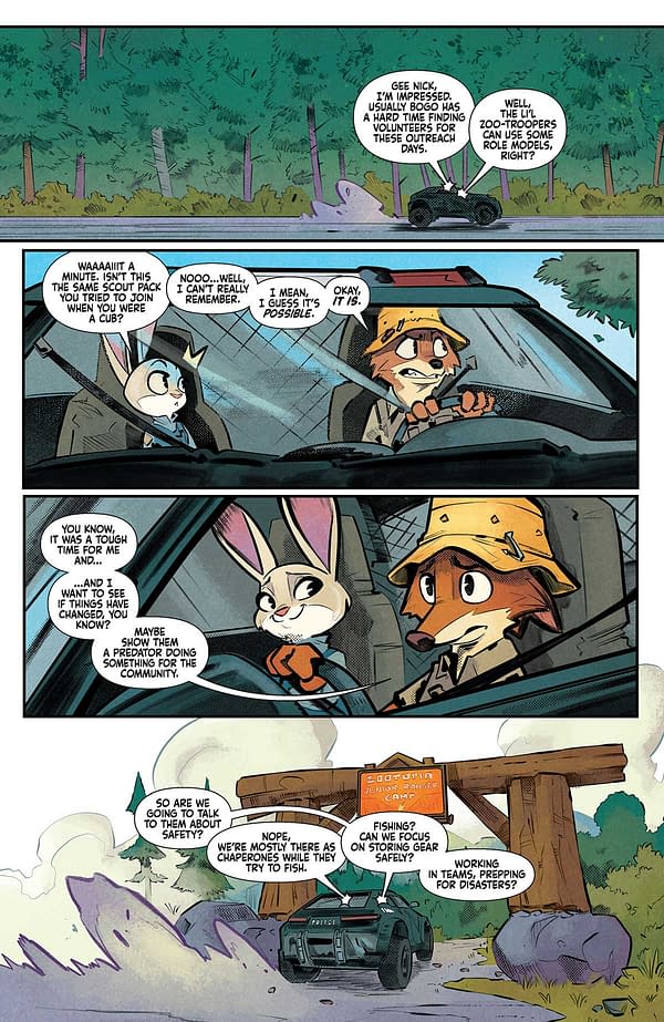Interior preview page from Zootopia #5