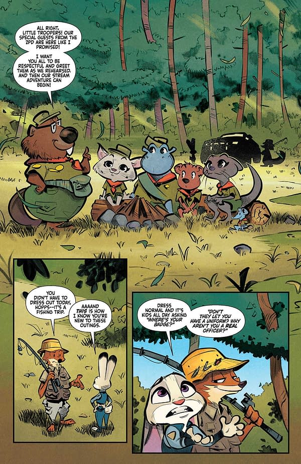 Interior preview page from Zootopia #5