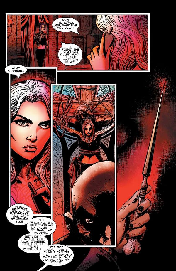 Interior preview page from Spawn: Black Ritual: The Book of Nyx #5