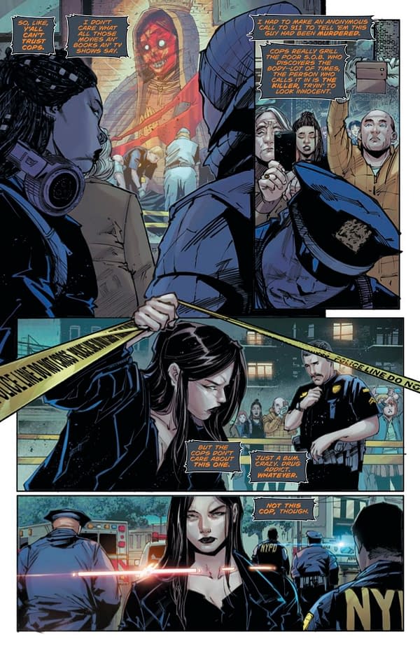 Interior preview page from Witchblade #14