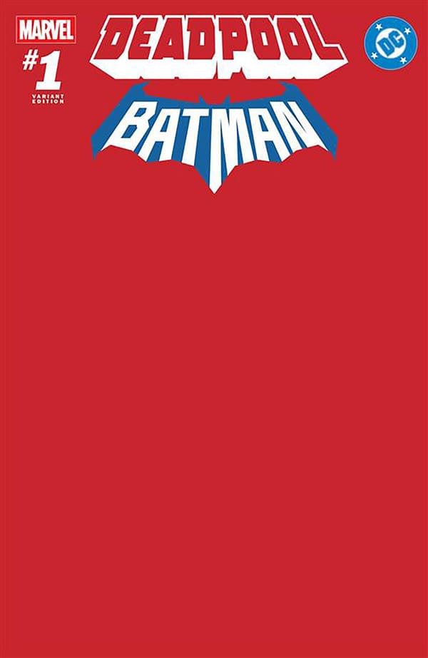 Cover image for MARVEL/DC: DEADPOOL/BATMAN #1 RED BLANK COVER VARIANT