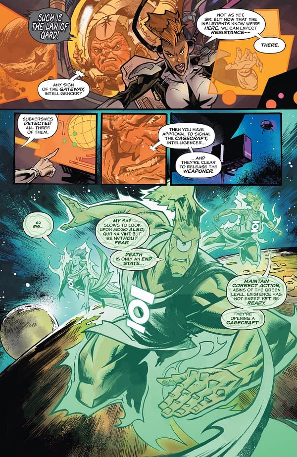 Interior preview page from Absolute Green Lantern #7