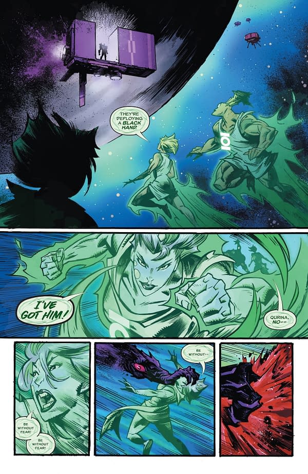 Interior preview page from Absolute Green Lantern #7