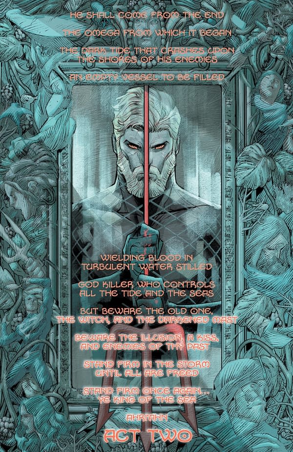 Interior preview page from Aquaman #9