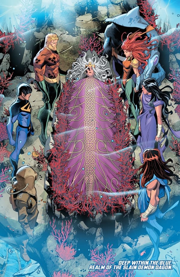 Interior preview page from Aquaman #9