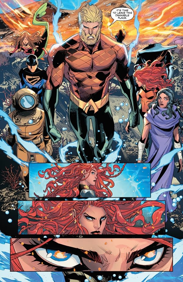 Interior preview page from Aquaman #9