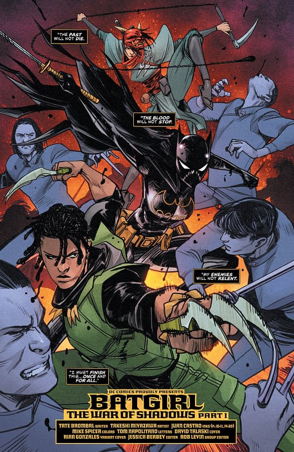Interior preview page from Batgirl #12