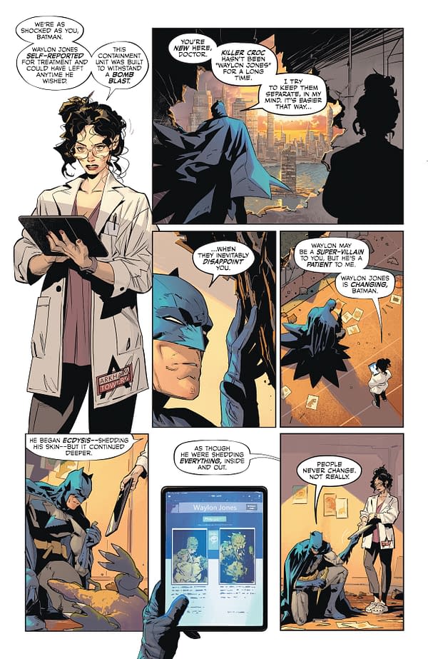 Interior preview page from Batman #1