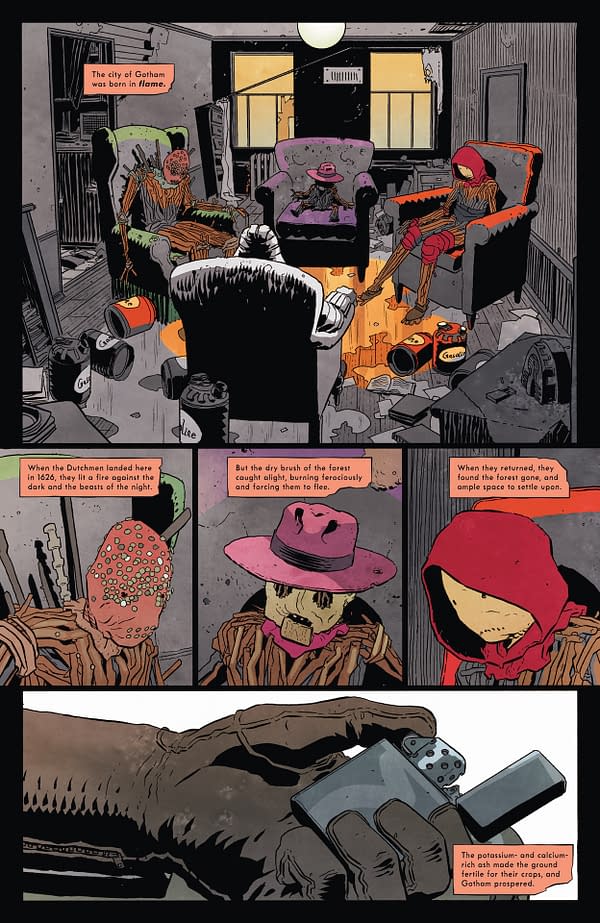 Interior preview page from Batman: Dark Patterns #10