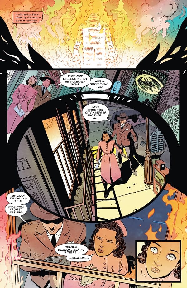 Interior preview page from Batman: Dark Patterns #10