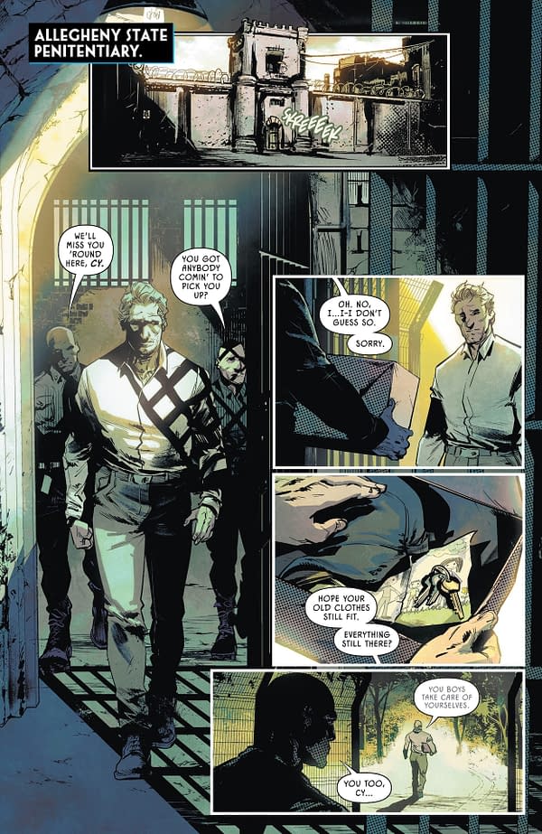 Interior preview page from Batman and Robin #25