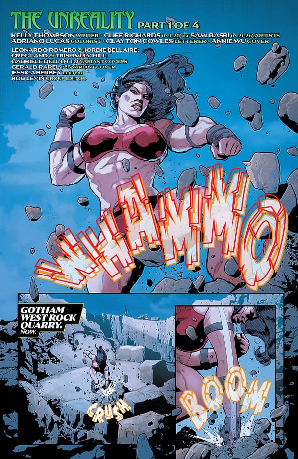 Interior preview page from Birds of Prey #25