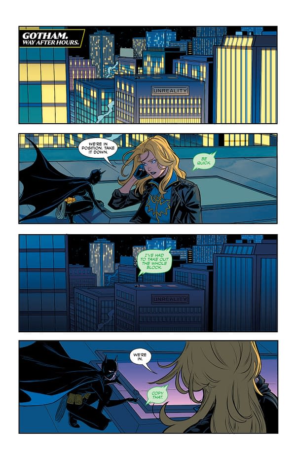 Interior preview page from Birds of Prey #26