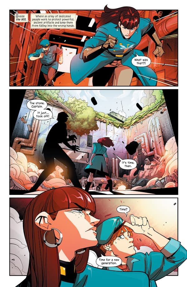 Interior preview page from CORT: Children of the Round Table #1