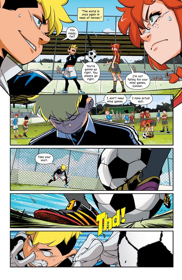 Interior preview page from CORT: Children of the Round Table #1