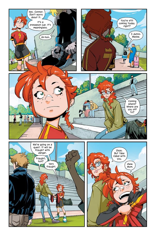 Interior preview page from CORT: Children of the Round Table #1