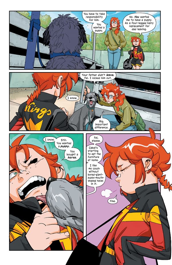 Interior preview page from CORT: Children of the Round Table #1