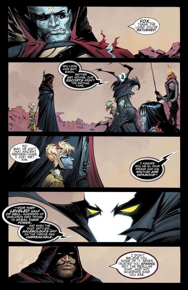 Interior preview page from Spawn: The Curse of Sherlee Johnson #3