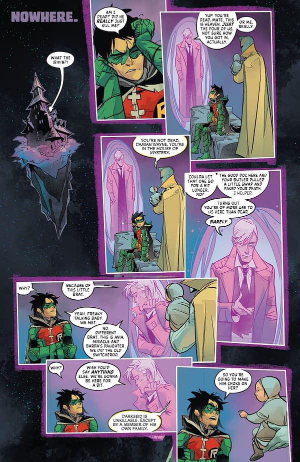 Interior preview page from DC vs. Vampires: World War V #12