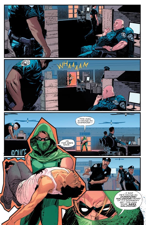 Interior preview page from Green Arrow #28