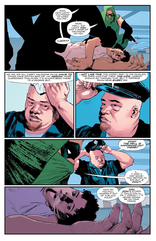 Interior preview page from Green Arrow #28