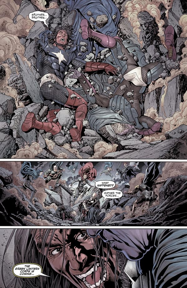 Interior preview page from Green Lantern Corps #8