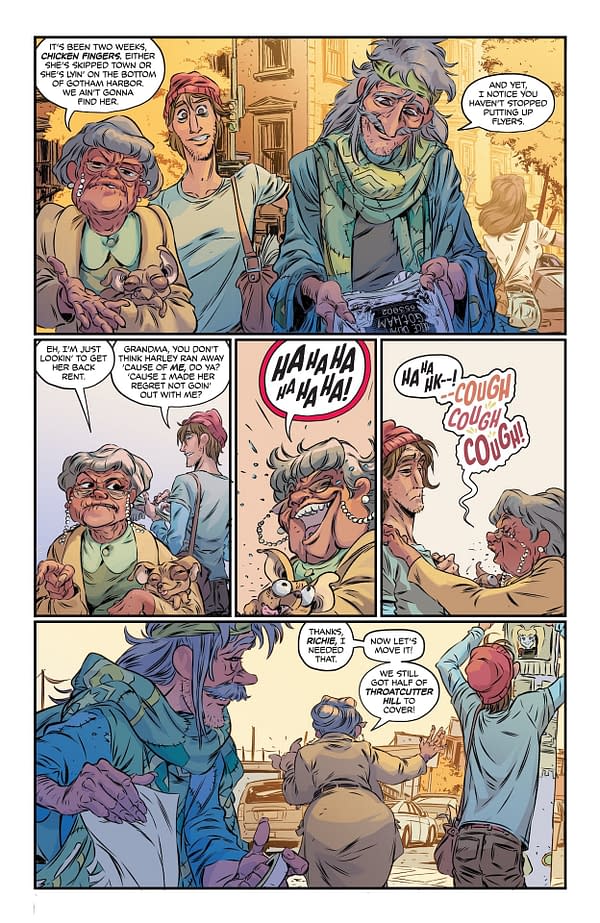 Interior preview page from Harley Quinn #54
