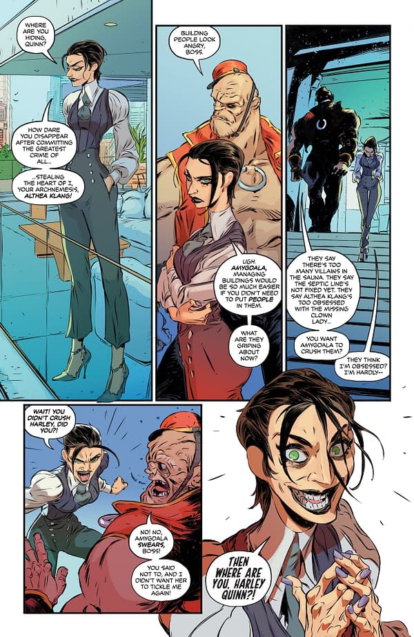 Interior preview page from Harley Quinn #54
