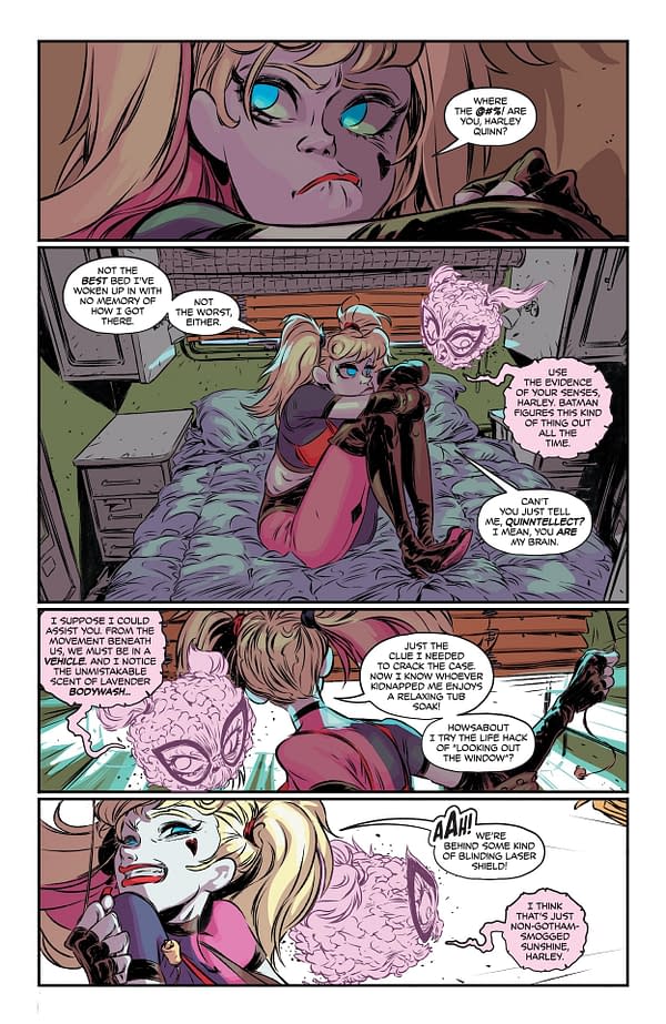 Interior preview page from Harley Quinn #54