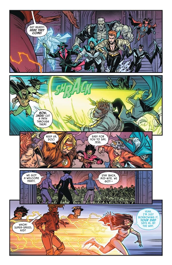 Interior preview page from JSA #12