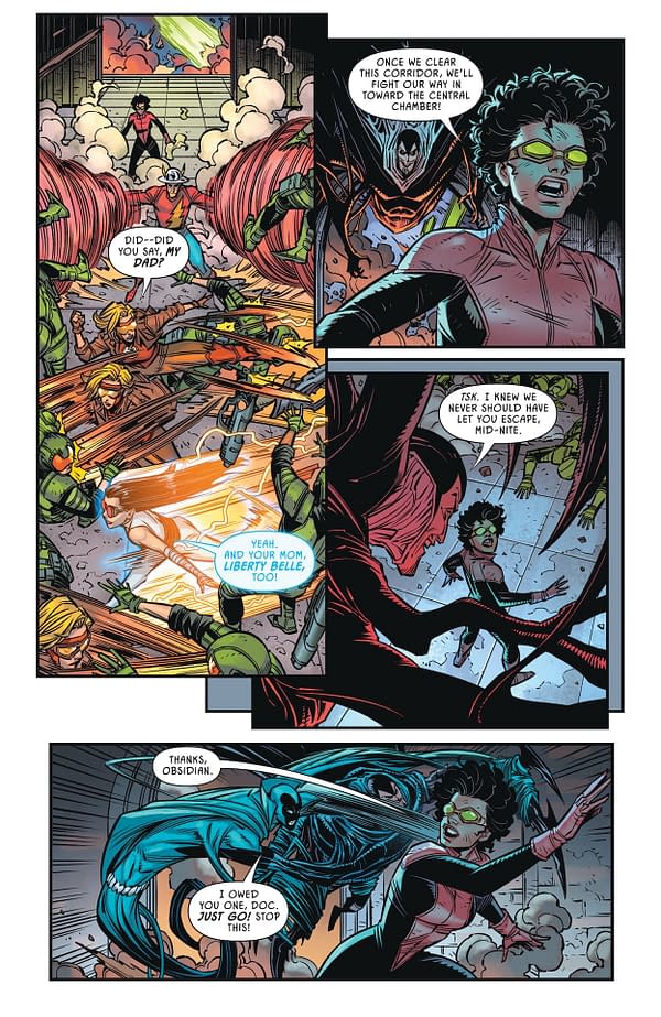 Interior preview page from JSA #12