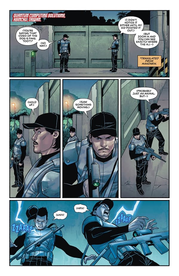 Interior preview page from Justice League Red #2