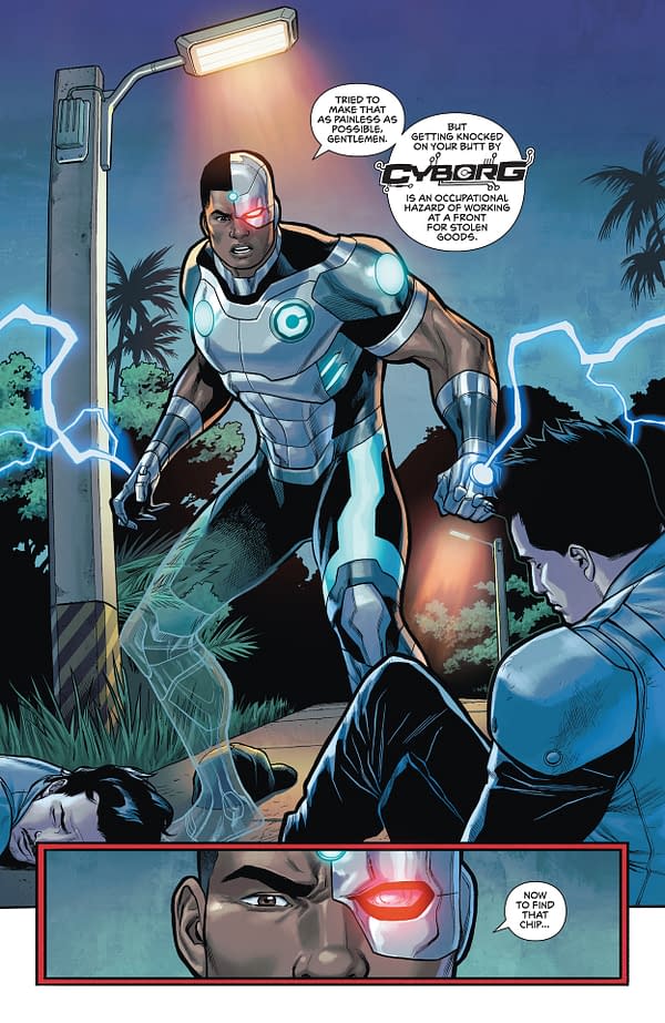 Interior preview page from Justice League Red #2