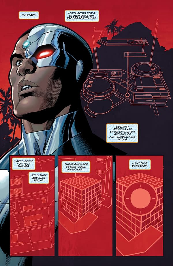 Interior preview page from Justice League Red #2