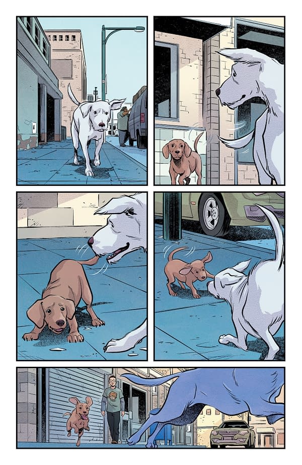 Interior preview page from Krypto: The Last Dog of Krypton #4