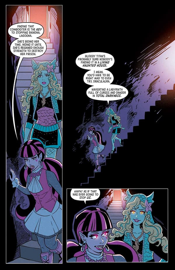Interior preview page from MONSTER HIGH: HOUSE HAUNTERS #3 SERENA MERCADO COVER