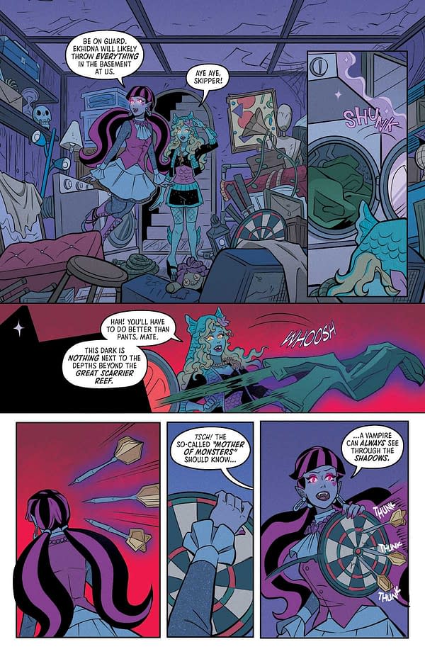 Interior preview page from MONSTER HIGH: HOUSE HAUNTERS #3 SERENA MERCADO COVER