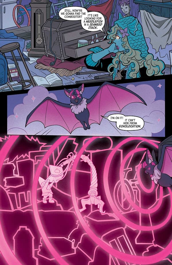 Interior preview page from MONSTER HIGH: HOUSE HAUNTERS #3 SERENA MERCADO COVER