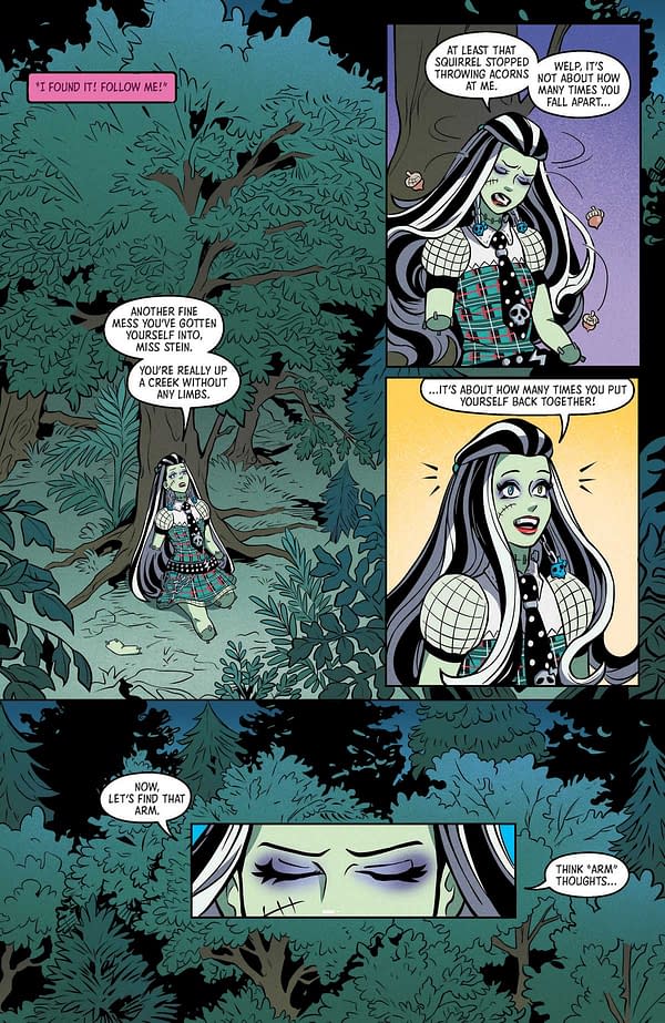 Interior preview page from MONSTER HIGH: HOUSE HAUNTERS #3 SERENA MERCADO COVER