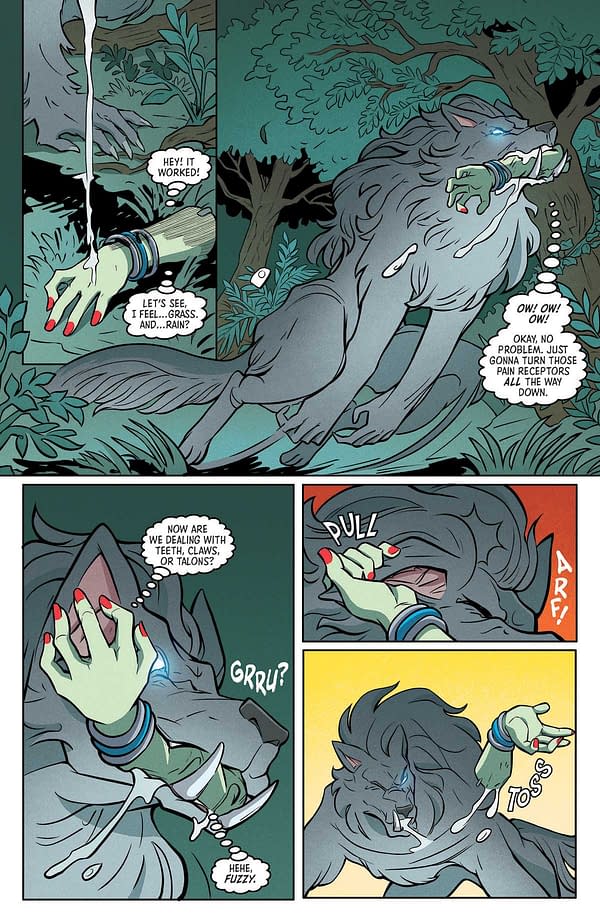 Interior preview page from MONSTER HIGH: HOUSE HAUNTERS #3 SERENA MERCADO COVER