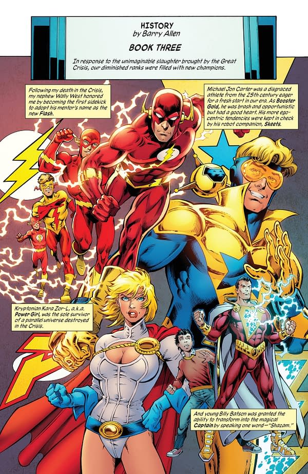 Interior preview page from New History of the DC Universe #3