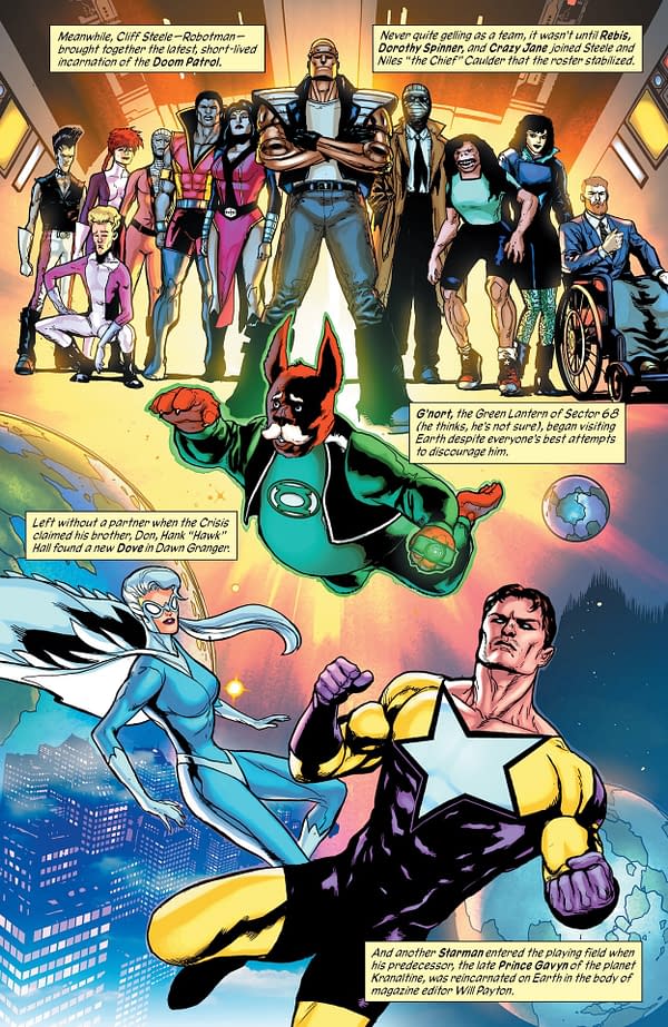 Interior preview page from New History of the DC Universe #3