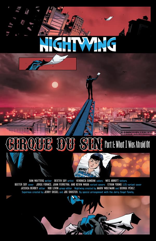 Interior preview page from Nightwing #130