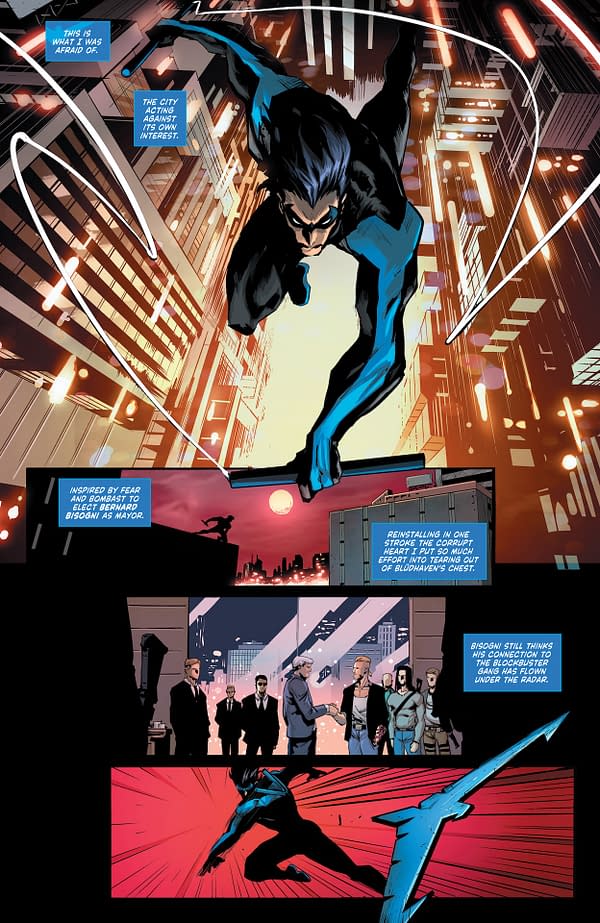 Interior preview page from Nightwing #130