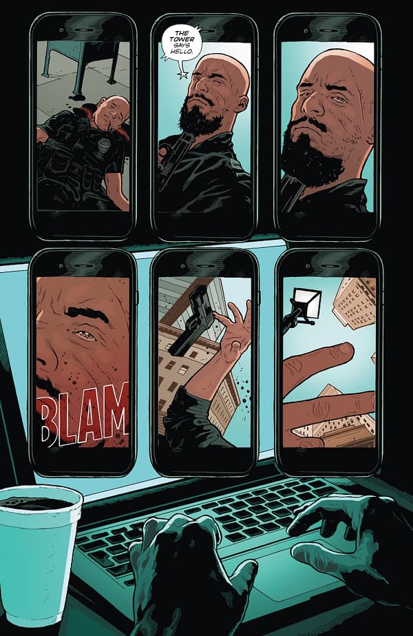 Interior preview page from Red Hood #1
