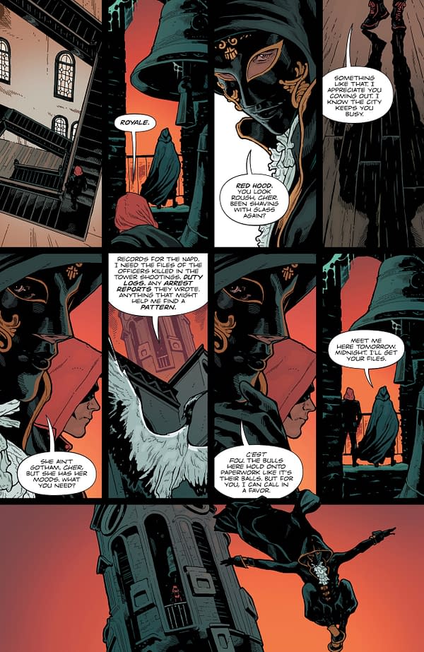 Interior preview page from Red Hood #1